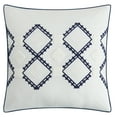 thumbnail image 5 of Lanco Cullinan Geometric 7 Piece Comforter Set White/Blue, Bed Size King, Fill Polyester, 5 of 6