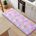 thumbnail image 5 of Pink Butterfly Pattern Kitchen Rug Mat,Kitchen Runner Rugs Non Skid Washable,Decorative Kitchen Floor Mats for Kitchen,Sink,Laundry,17"x47.2", 5 of 7