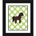 thumbnail image 1 of Robinson, Tamara 15x18 Black Ornate Wood Framed with Double Matting Museum Art Print Titled - Horse Polka Dots, 1 of 4