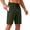 Green, variant on Men Cargo Shorts Pack Men's Running Sports Shorts, Summer Quick Drying Cooling Bermuda Shorts, Knee Length Straight Leg Workout Shorts with Pockets Khaki L
