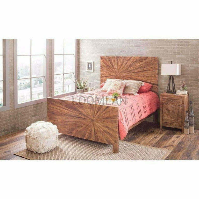 Mango wood headboard deals