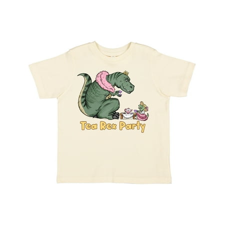 

Inktastic Funny Tea Rex Party Gift Toddler Boy or Toddler Girl T-Shirt