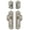 Satin Nickel, variant on Grandeur 823079 Windsor Solid Brass Single Cylinder Keyed Entry Knobset And Deadbolt Combo