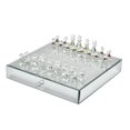 thumbnail image 1 of Sagebrook Home 14461 Ensemble d'Échecs Cristal/mirrored, Argent, 1 of 3