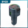 thumbnail image 1 of Multifunctional Car Bluetooth Compatible Mp3 Voltage Detection Pd Charger Universal Car Charger Qc3.0 Fast ChargeG61China He Qiyong unisex, 1 of 1