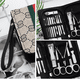 thumbnail image 4 of Juego de manicura Juego de cortaúñas, cortaúñas, cortaúñas y cortaúñas, herramientas de manicura, herramientas de pedicura, adecuado para kit de manicura de viaje, kit de juego de uñas, 4 of 6