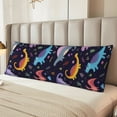 thumbnail image 4 of KLL Ultra Soft Microfiber Body Pillow Cover/Pillowcases 20"x54" with Hidden Zipper Closure-Cartoon Dinosaur, 4 of 5
