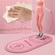 thumbnail image 1 of Colchoneta para r con cuerda de ejercicio TPE, insonorizada, absorción de impactos, cojín de fitness para interiores de alta densidad, colchoneta Rosa de espesor 6 mm Baoblaze cojín de gimnasio de yoga, 1 of 8