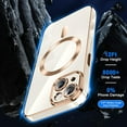 thumbnail image 3 of for iPhone 14 Pro Case,[Compatible with Magsafe],[10 FT Military Grade Drop Protection][Anti Yellowing] Slim Soft TPU Luxury Protective Phone Case for iPhone 14 Pro -White 8-IP14p-02, 3 of 12