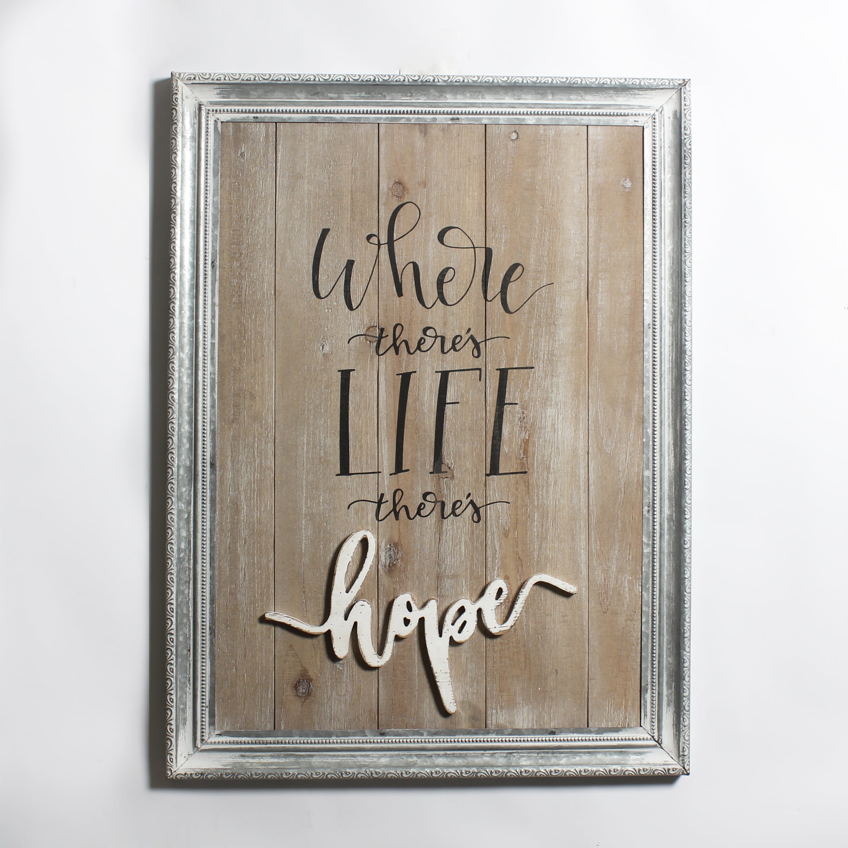 There's Hope" Framed Wall Art Decor Walmart Canada