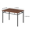 thumbnail image 3 of Yiwa 4-Piece Small Kitchen Table Set, Includes Upholstered Chairs, Ideal for Dining Room or Compact Spaces, 3 of 6