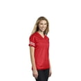 thumbnail image 4 of Ladies Football Replica Jersey Color True Red/White Small Size, 4 of 10