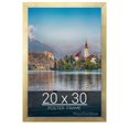 thumbnail image 1 of wallsthatspeak 20x30 Gold Picture Frame for Puzzles Posters Photos or Artwork, 1 of 5