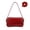 Red, variant on Womens PU Leather Shoulder Bag Casual Crossbody Bag Small Satchel Purse for Daily Travel