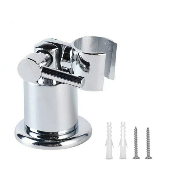 Shower Head Stand with Screw 180 Adjustable Handheld Bathroom Shower Head Brackets Shower Wand Sprayer Stand Enduring