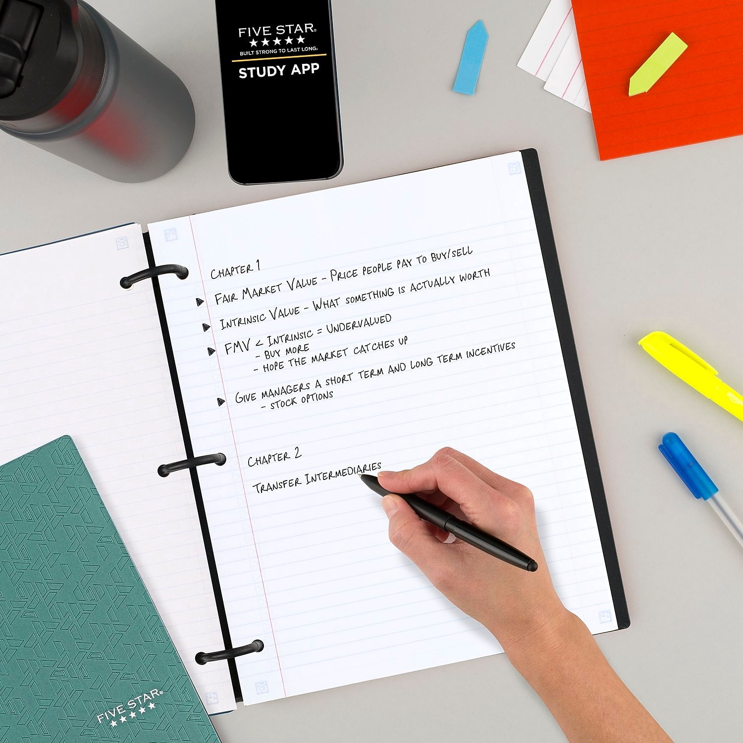 Five Star 5-Subject Notebook 8.5 x 11 08128