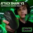 thumbnail image 2 of Mouse Gamer ATTACK SHARK V3 Ultra Ligero 62g 25000 DPI, 2 of 9
