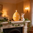 thumbnail image 7 of AZXY Easter Decorations, Orange Polka Dot Egg-Shaped Candle, Spring Tabletop Ornament for Home Kitchen Garden Party Supplies Indoor Outdoor Room Decor, 7 of 7