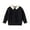 Black, variant on Annhoo Girl's Knit Sweaters Cute Graphic Long Sleeve Collared Pullover Tops Fall Toddler Soft Warm Clothes