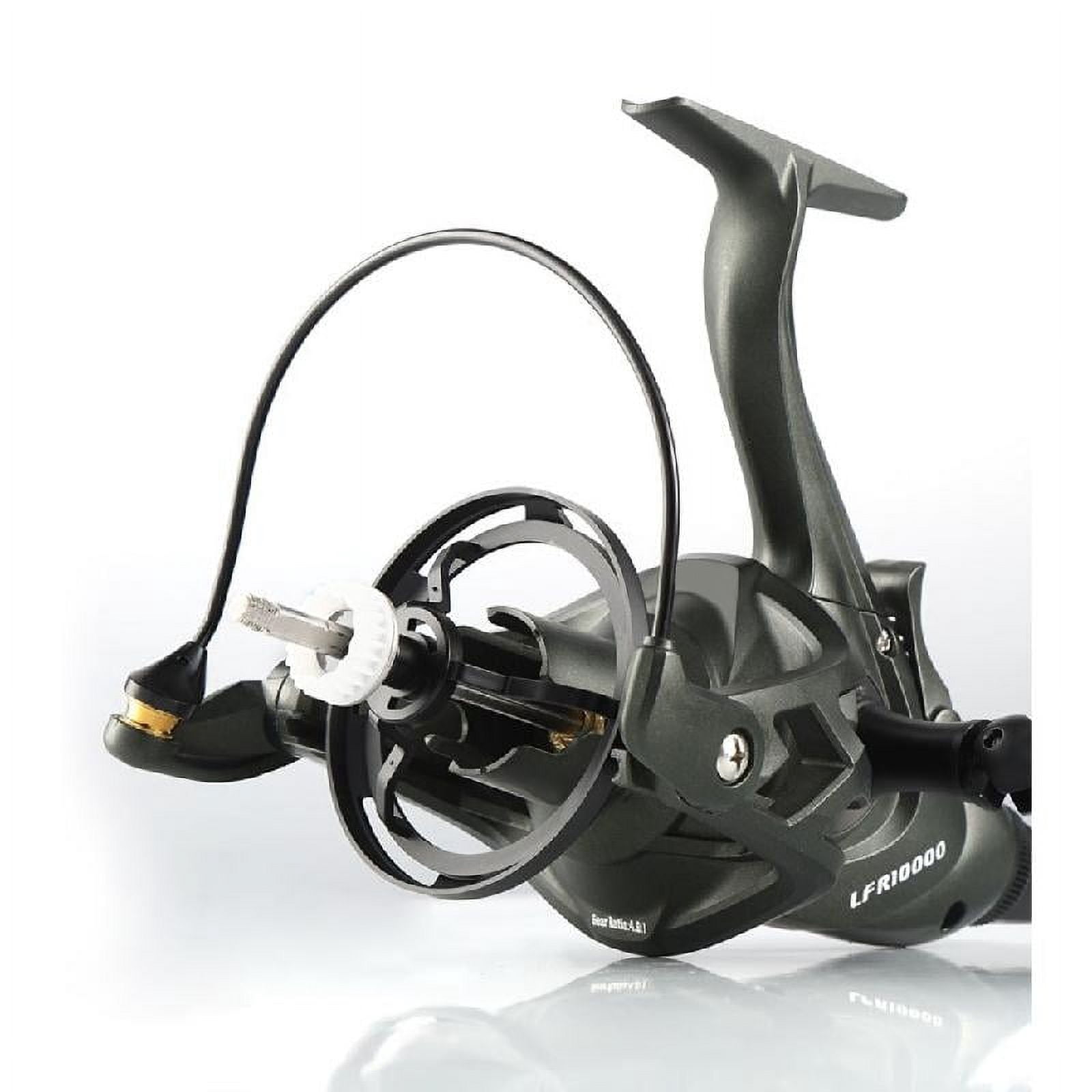 Zeiwohndc 4.6:1 Gear Ratio Sea Rotating Reels 39.5LBS Drag Fishing Reels Wheel
