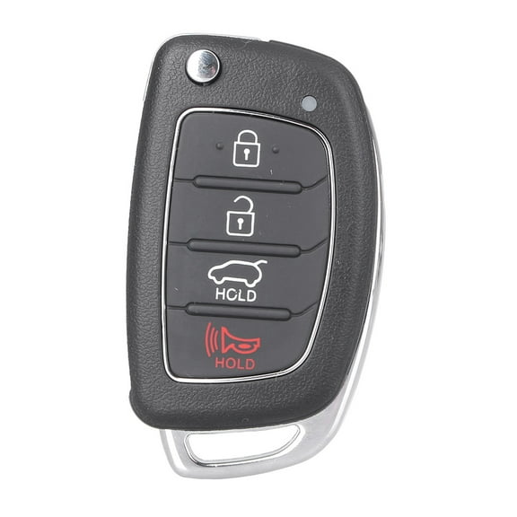 ZS 4 Buttons Car Flip Remote Key Shell Cover Case For HYUNDAI Santa Fe IX45 2013 2014