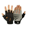 thumbnail image 1 of Bionic Glove FCTMM Mens Cross Training Fingerless Fitness, Gray & Orange - Medium, 1 of 4