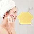 thumbnail image 2 of Unique Bargains 1 Pc Reusable Sponge Face Scrubber for Removing Makeup 5.31"x4.33" Gray Yellow, 2 of 5