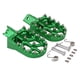 thumbnail image 2 of 2 uds Universal motocicleta cvija Pedal almohadils de aluminio ancho Motocross verde Baoblaze Clavija de pie de motocicleta, 2 of 3