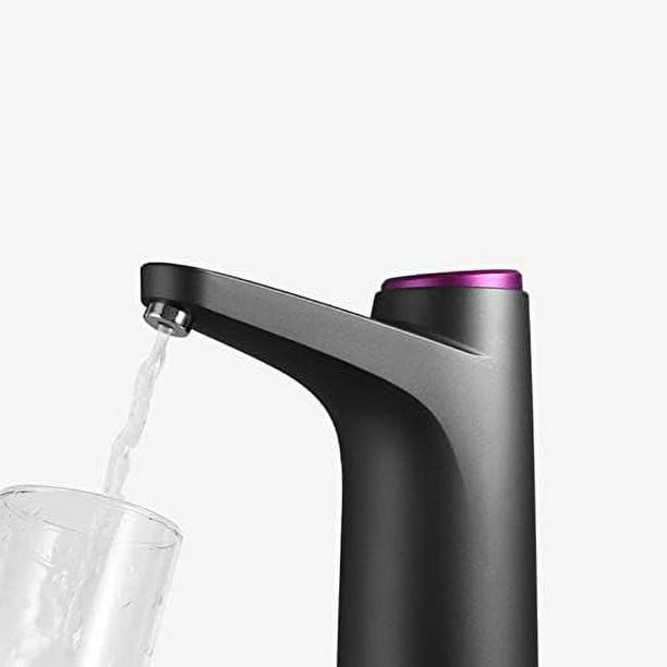 Dispensador de agua para botellas de 2 a 5 galones con tubo de silicona de grado alimenticio, funcionamiento en modo dual y batería recargable por USB para una hidratación segura y eficiente