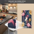 thumbnail image 5 of Yayeee Duplex Wall Plate 1-Gang 4.5"x2.7" Home Receptacle Light Switch Decorative Outlet Cover, Red Floral Flamingo, 5 of 7