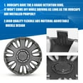 thumbnail image 3 of 14" Universal Lacquer Hubcaps,Wheel Rims Cover,Snap on Car Truck SUV,Set Of 4,ABS+PC Material, 3 of 7