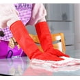 thumbnail image 5 of Summark Elastic Rubber Cleaning Gloves Kitchen Dishwashing Gloves Waterproof Reusable, 5 of 7
