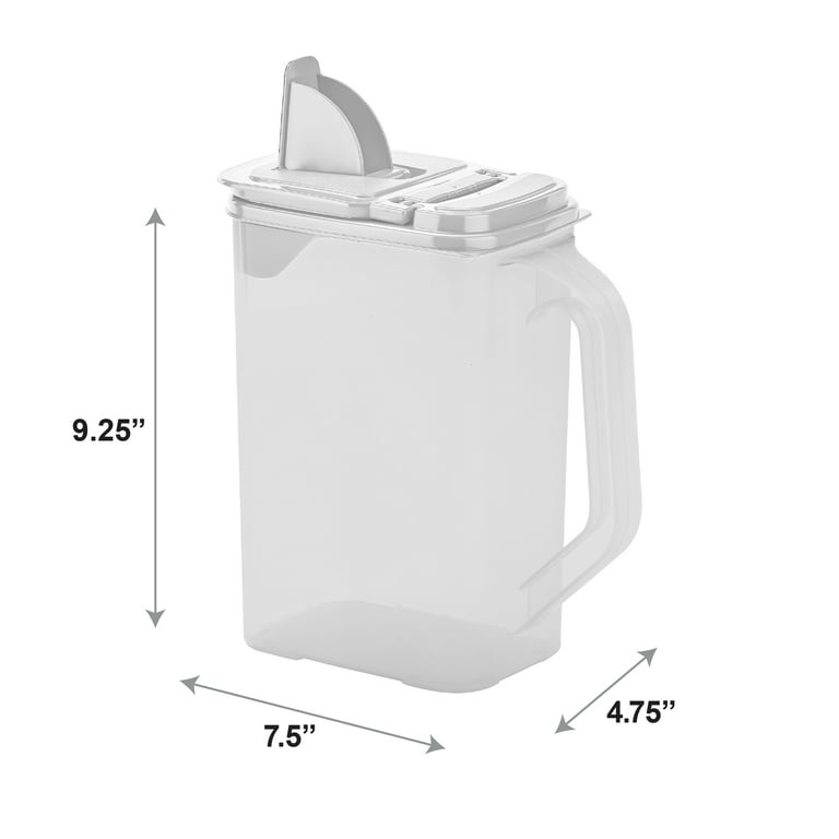 Plastic Food Storage Containers with Handles and Pour Spouts, Set of 2 photo 3