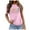Light Pink, variant on TSADFHJI Bathing Suit Tops for Women Strapless School Season Teacher's Day Women's Casual Versatile Letter Printed T Shirt S Beige