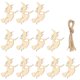 thumbnail image 4 of Halloween Party Hanging Ornament Wooden Witch Slices for DIY 40Pcs, 4 of 5