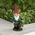 thumbnail image 3 of Lawn Gnome Statue-Fun Classic Style Resin Figurine for Outdoor Garden Décor-Great for Flower Beds, Fairy Gardens, Backyards and More by Pure Garden, 3 of 7