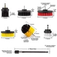 thumbnail image 2 of SATC 22Pcs Drill Brush Cleaning Kit Nylon Brushes & Scouring Pads for All Surfaces, 2 of 10