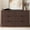 Walnut Brown, variant on Hvoonc 54.5" Wide 6 Drawer Dresser for Bedroom with Faux Marble Top, Modern Curved-Corner Fluted Oak Storage Cabinet
