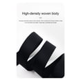 thumbnail image 7 of Jessboyy Men's Canvas Woven Belt No Hole Automatic Buckle Ratchet Belts Work Casual Outdoor Hiking Adjustable Web Belt Black,Free Size, 7 of 7