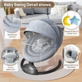 thumbnail image 3 of Baby Swing Monniebaby portátil Bluetooth con altavoz de música, 3 of 7
