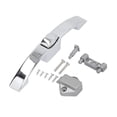 thumbnail image 1 of Rv Pull Handle Rv Boat Door Cabinet Latch Handle Rv Handle Lock For Latch Drawer Bright Chrome-160, 1 of 5