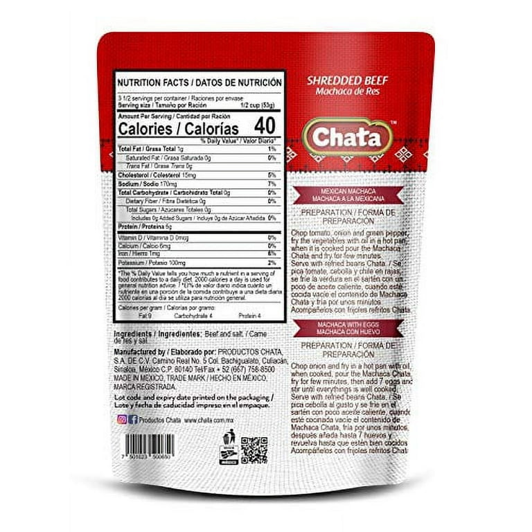 Machaca De Res Shredded Beef Jerky Carne Seca 3.5 Oz - Walmart.com