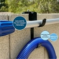 thumbnail image 3 of Juego de colgadores de postes de piscina de aluminio | Ajuste universal para cercas de vinilo de metal de madera | Ganchos de almacenamiento resistentes a la oxidación para postes de piscina, 3 of 8