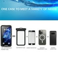 thumbnail image 3 of Ancove for Samsung Galaxy S25 Plus Case, Built-in Screen Protector IP68 Waterproof Dustproof Compatible with MagSafe Rugged Full Body Underwater Protective Cover for Galaxy S25 Plus,Black, 3 of 9