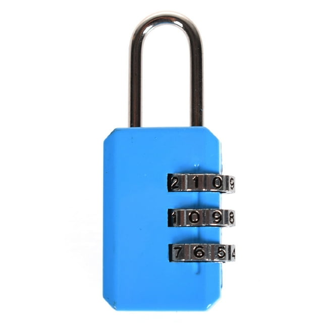 High Quality Small Chic Padlock Practical Suitcase Luggage Security Password Lock 3 Digit Combination Travel Accessories 3