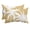 Yellow, variant on Turquoise Blue Tropical Tree Outdoor Pillows for Chaise Lounge Chair Waterproof Lumbar Pillows with Insert&Adjustable Elastic Strap Beach Headrest Pillow Summer Coastal Palm Trees Pool Pillow 11"x16"