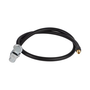 80cm Air Hose Inflator Adapter Extension Inflating Tubes for Pump of Bike Motorcycle Car Tire (Black)