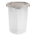 thumbnail image 1 of Recipiente transparente para alimentos, utensilio de cocina, recipiente hermético para almacenar alimentos, recipiente para cereales Gris 3600ml, 1 of 9