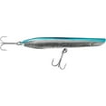 thumbnail image 2 of Cotton Cordell Pencil Popper Fishing Lure Hard bait Chrome Blue 6 in 1 oz, 2 of 3
