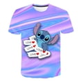 thumbnail image 1 of Children Boys Girls Stitch T Shirts Summer Short Sleeve Kids Stich Tops Tees Cartoon Casual Kids Clothes 1-14 Years Old T-Shirts3T Gao Jinjia LED, 1 of 2